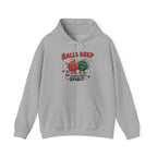 "Balls Deep in Christmas Spirit" Funny Holiday Hoodie