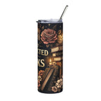 "Easily Distracted by Books" — 20oz Stainless Tumbler
