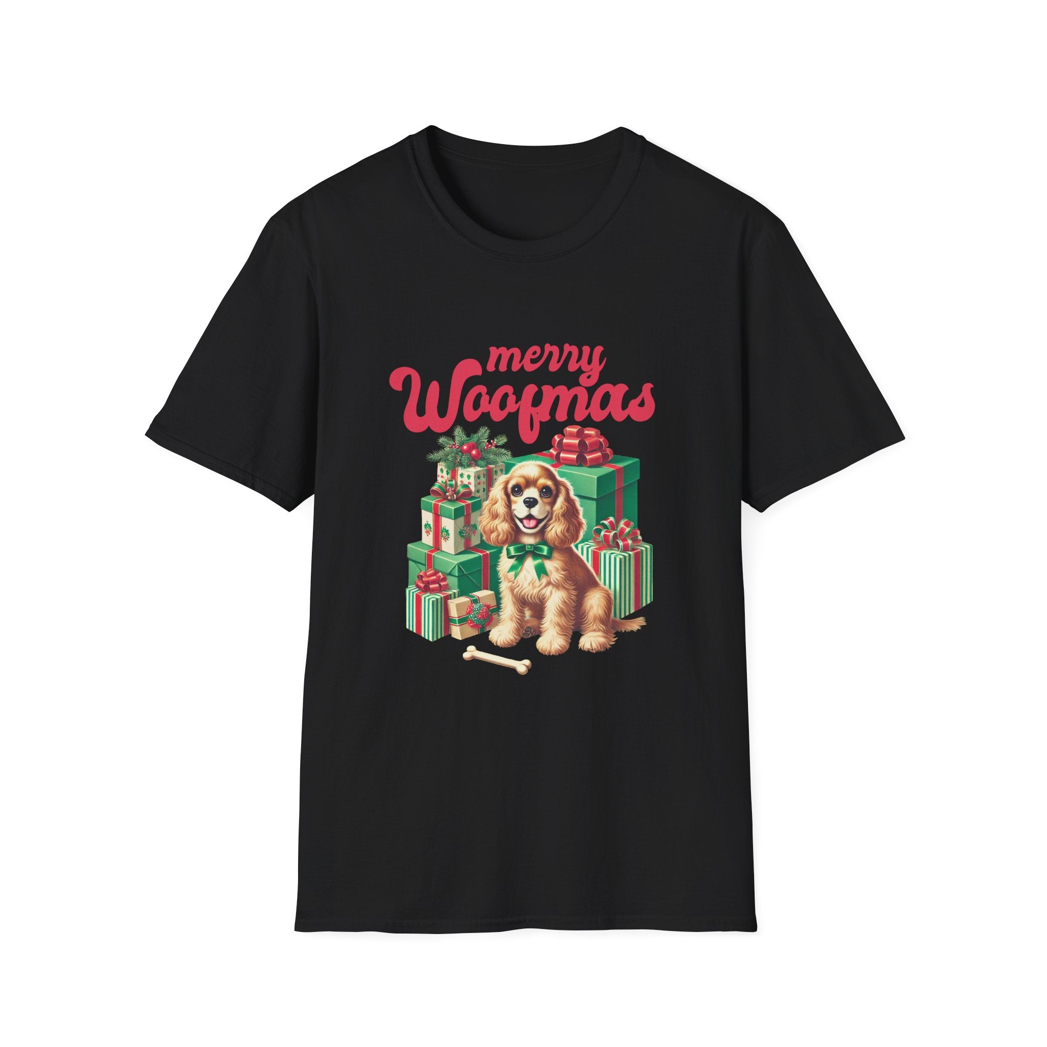 Merry Woofmas Dog Christmas Tee