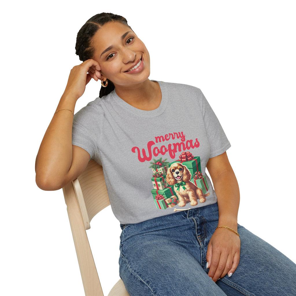 Merry Woofmas Dog Christmas Tee