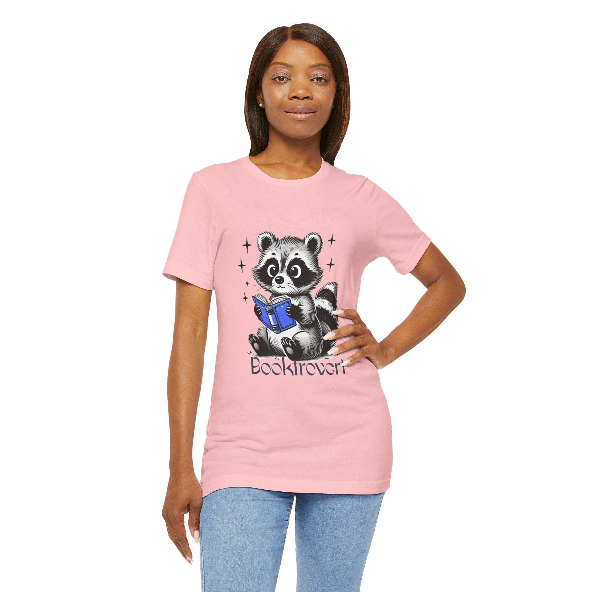 Book Lover Raccoon Tee