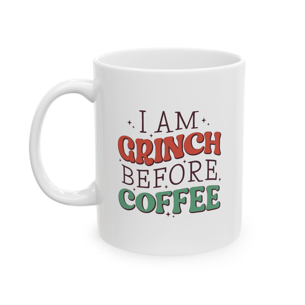 Grinch Before Coffee Mug -