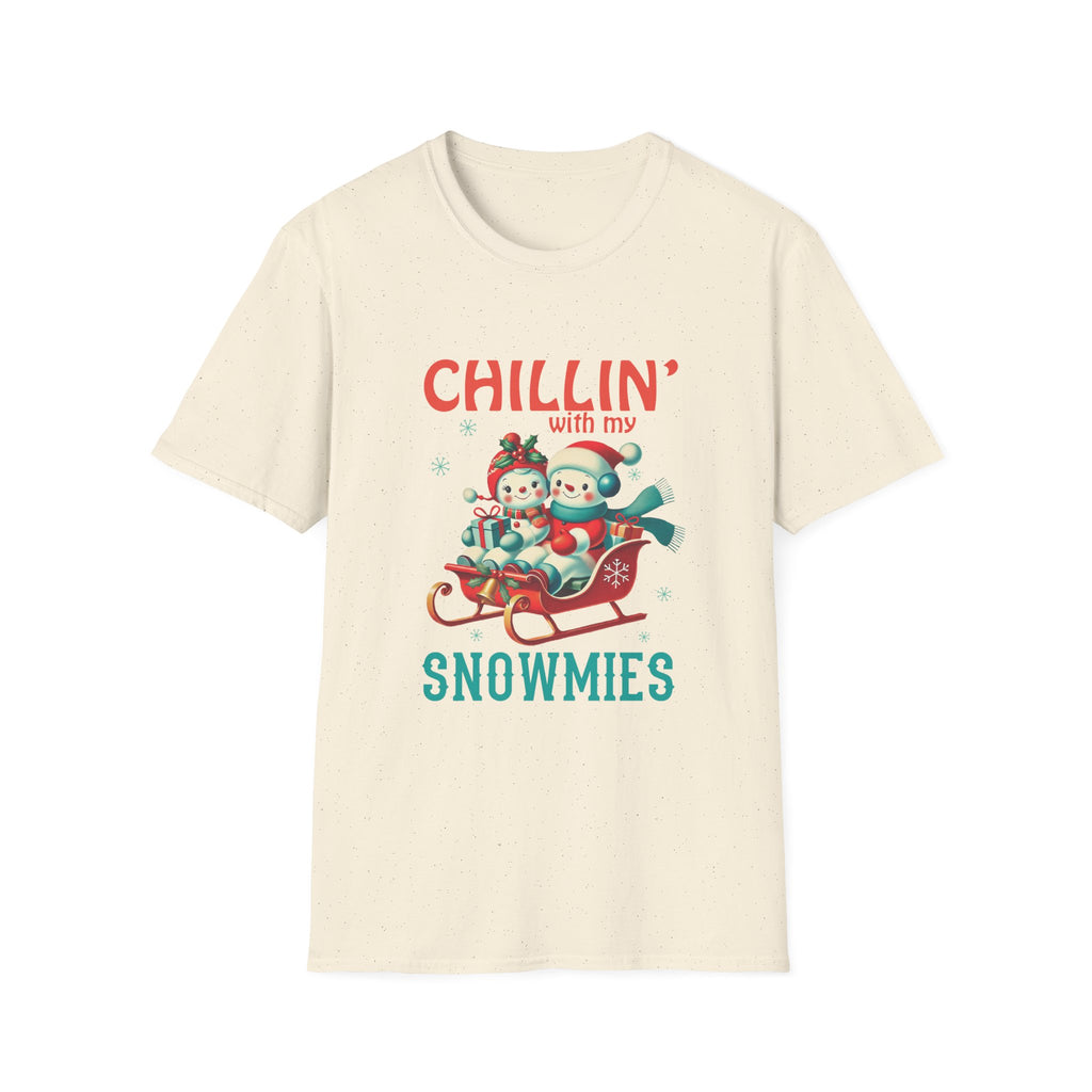 Chillin' With My Snowmies Christmas Tee