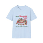 "On the Naughty List and We Regret Nothing" Holiday Cat Tee