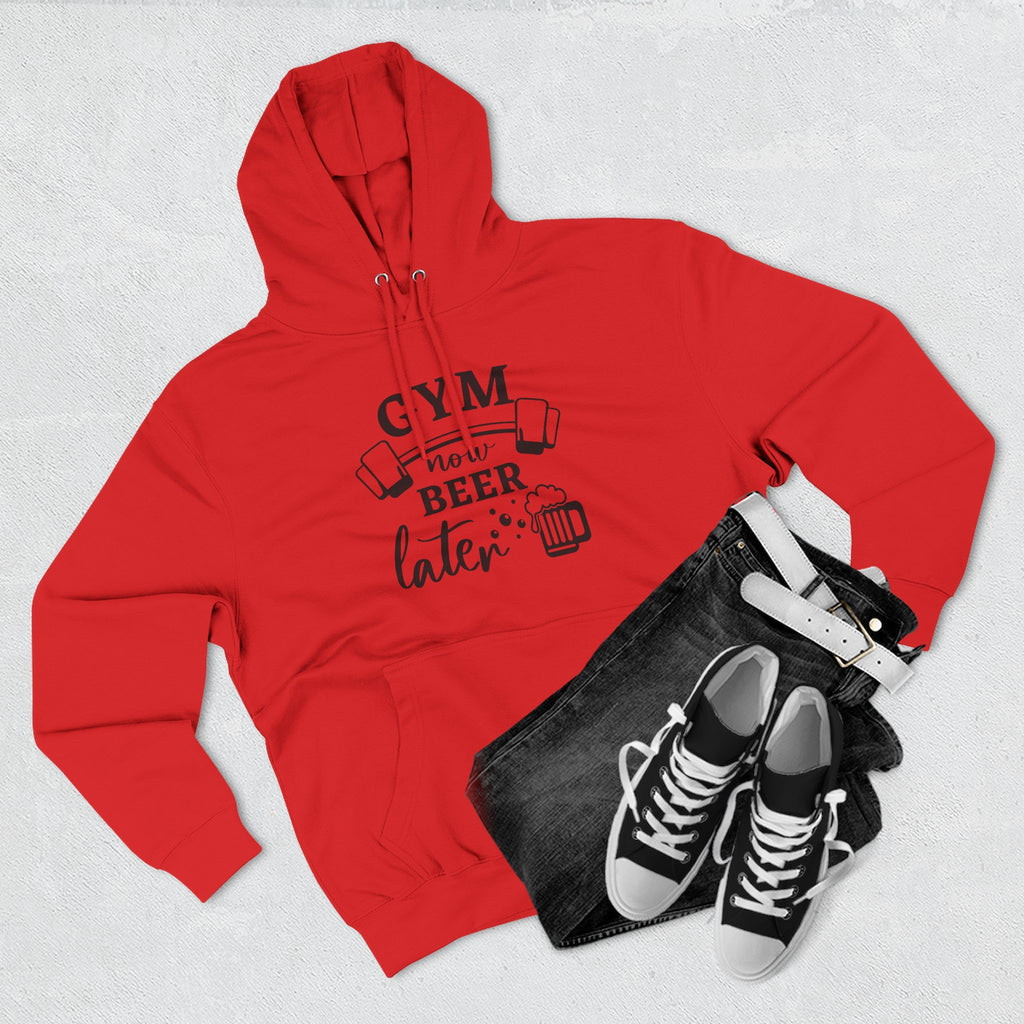"Gym Now, Beer Later" Fitness Hoodie