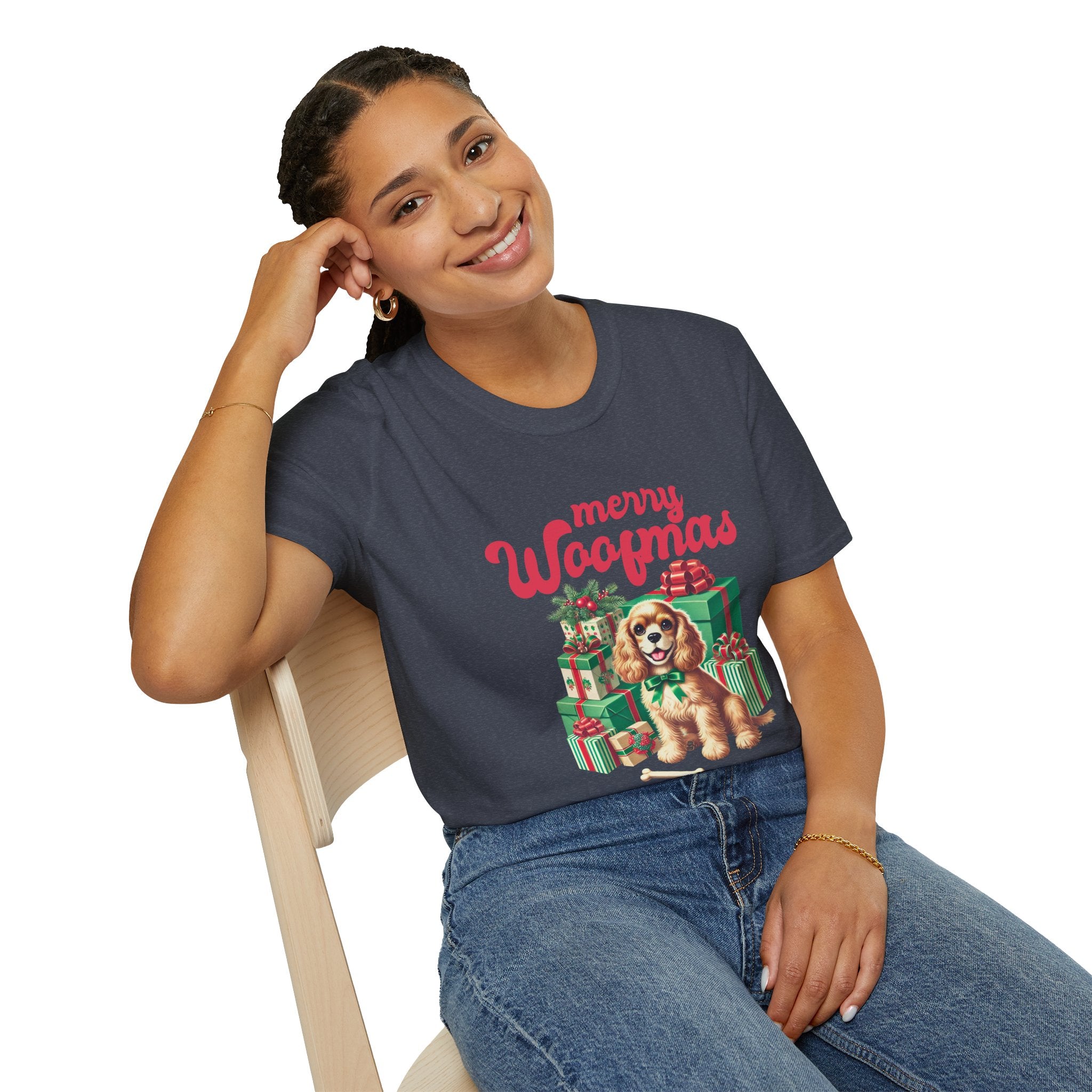 Merry Woofmas Dog Christmas Tee