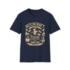 "Bitchcraft The Art of Pissing People Off and Smiling Sweetly" Witchy Tee