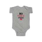Infant Bodysuit "No Kisses Please"