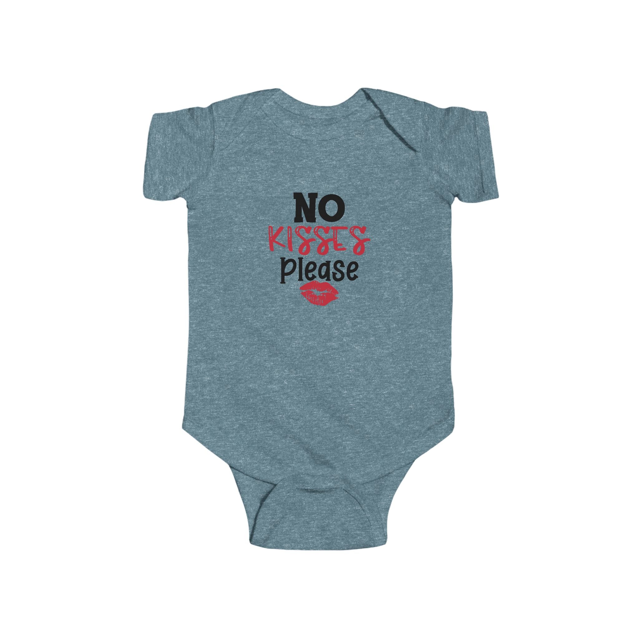 Infant Bodysuit "No Kisses Please"