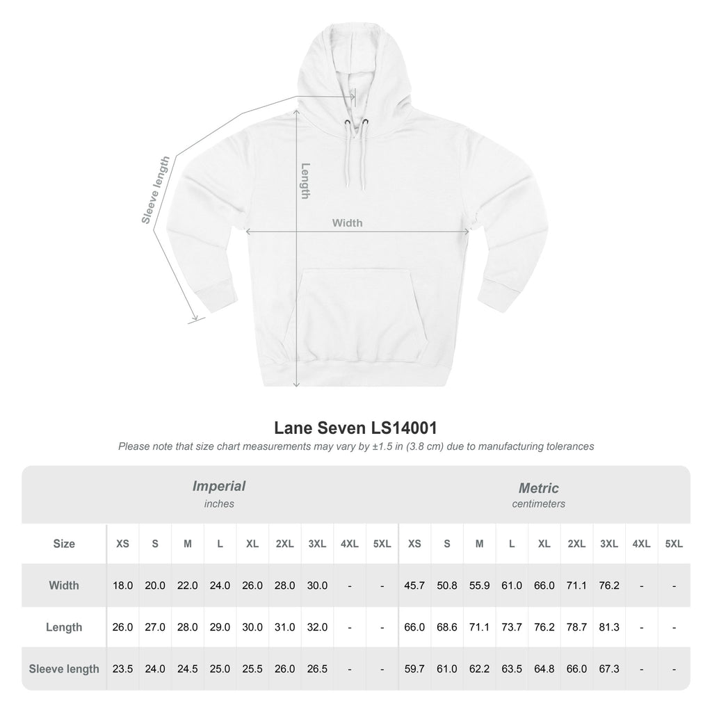 'It's Freezing Season' Hoodie with Skull & Plaid
