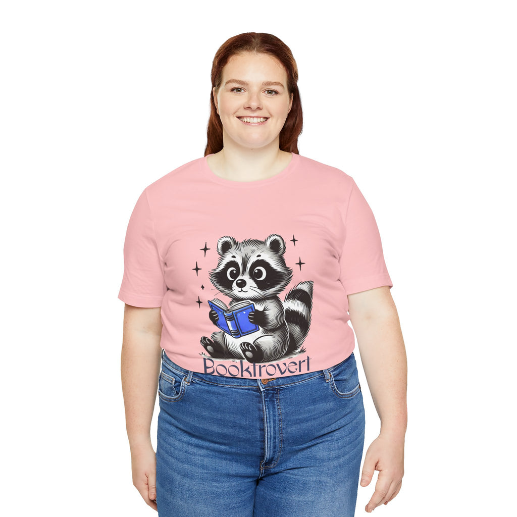 Book Lover Raccoon Tee