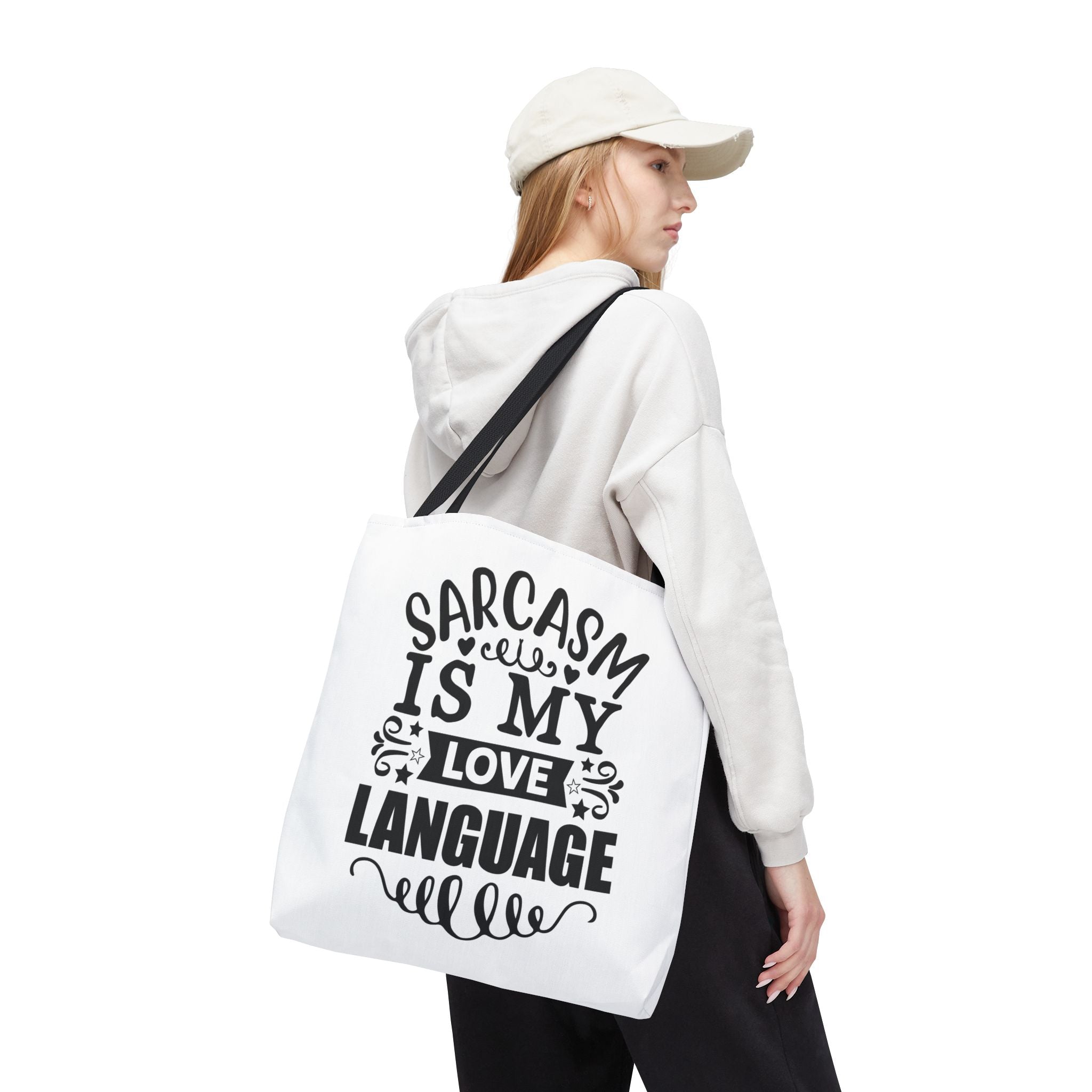 Sarcasm Love Language Tote Bag