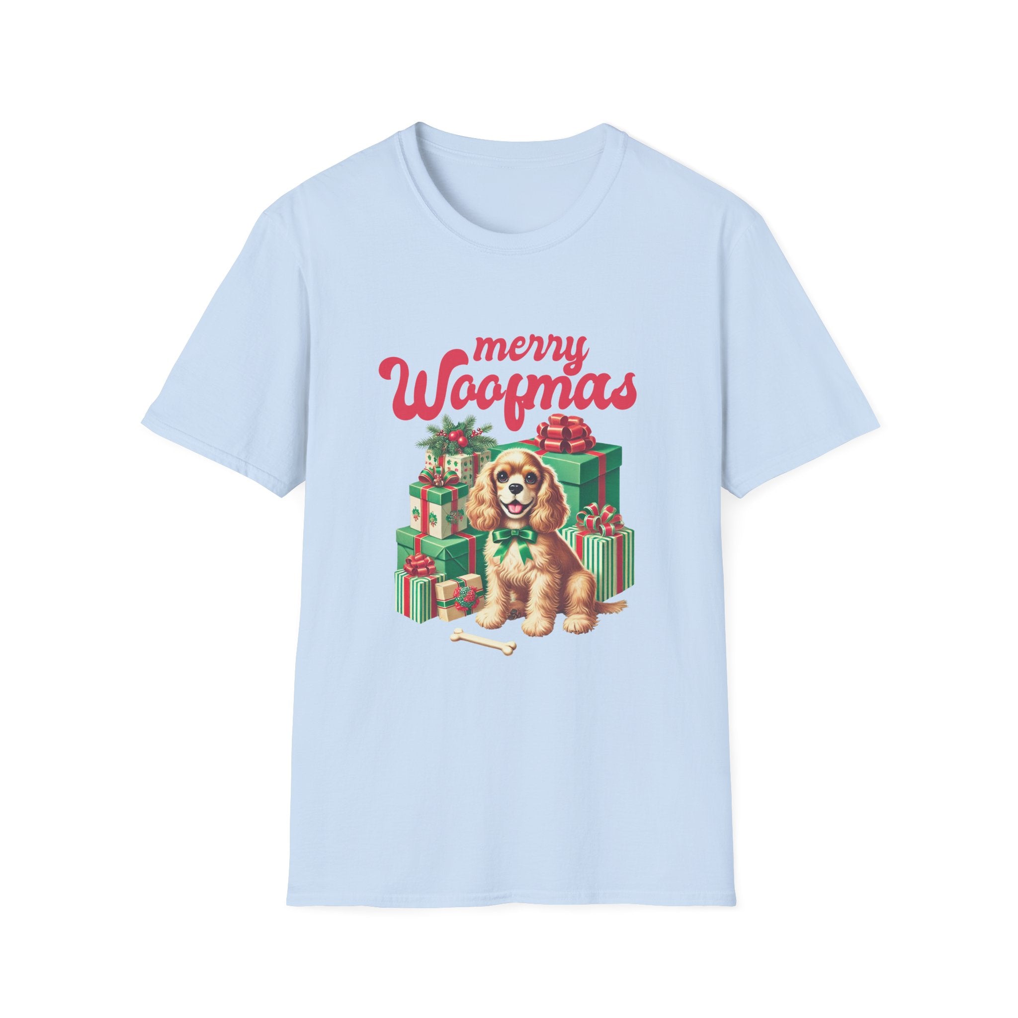 Merry Woofmas Dog Christmas Tee