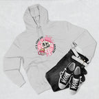 'It's Freezing Season' Hoodie with Skull & Plaid