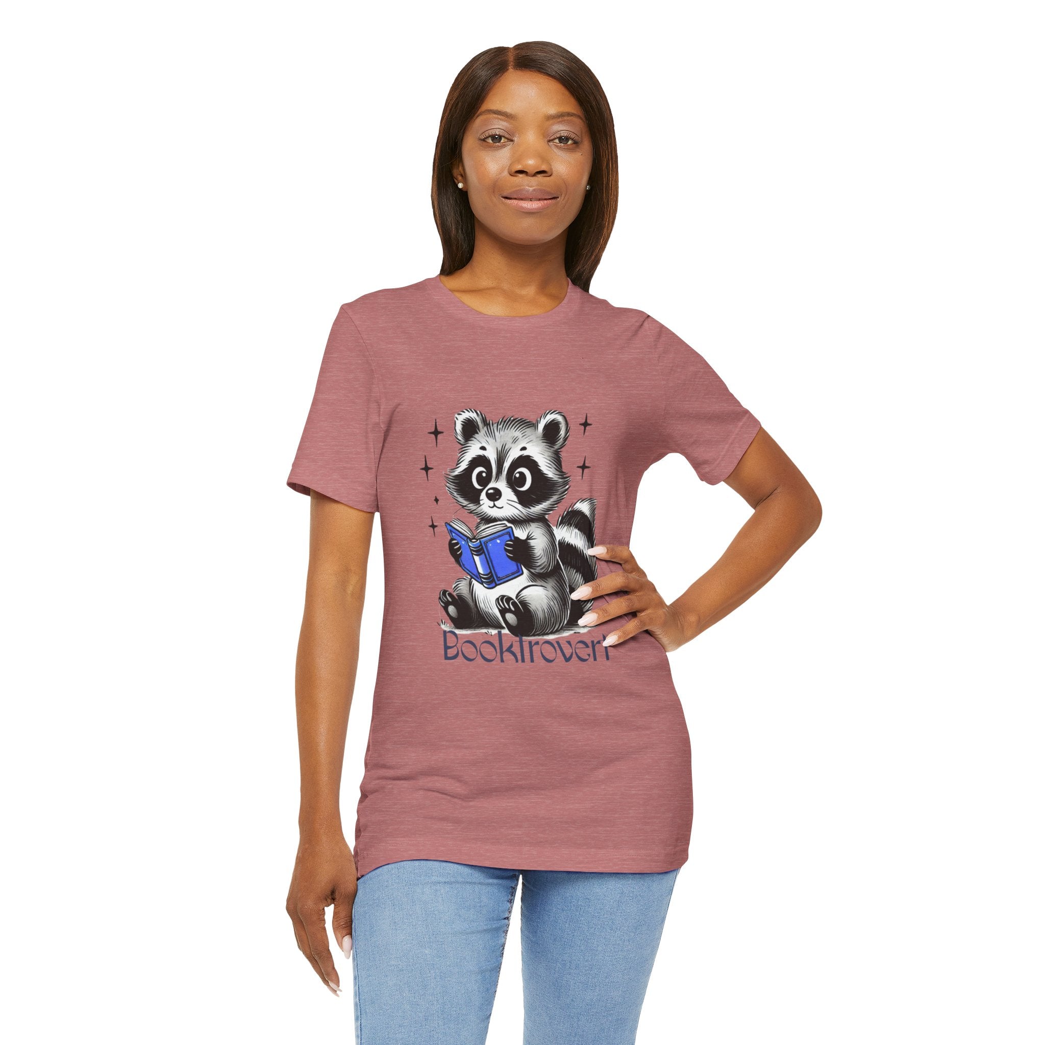 Book Lover Raccoon Tee