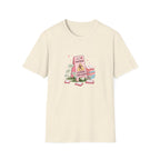 “Caution: Slippery When Reading” Cute Booklover Tee