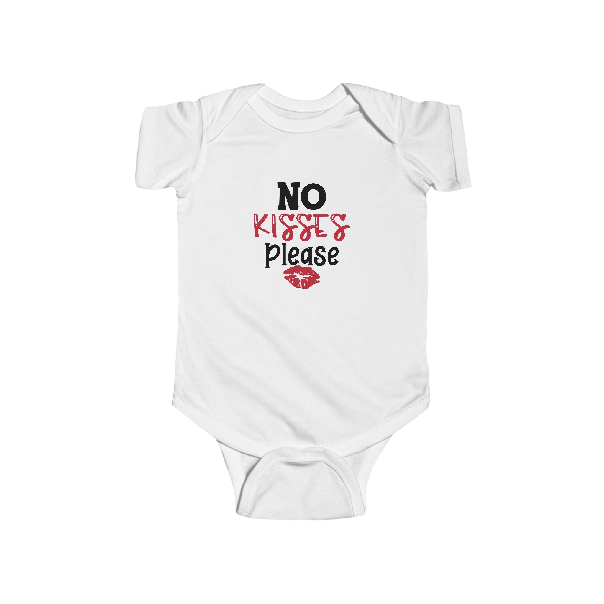 Infant Bodysuit "No Kisses Please"
