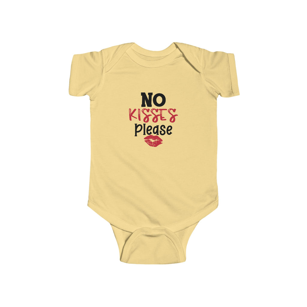 Infant Bodysuit "No Kisses Please"