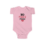 Infant Bodysuit "No Kisses Please"