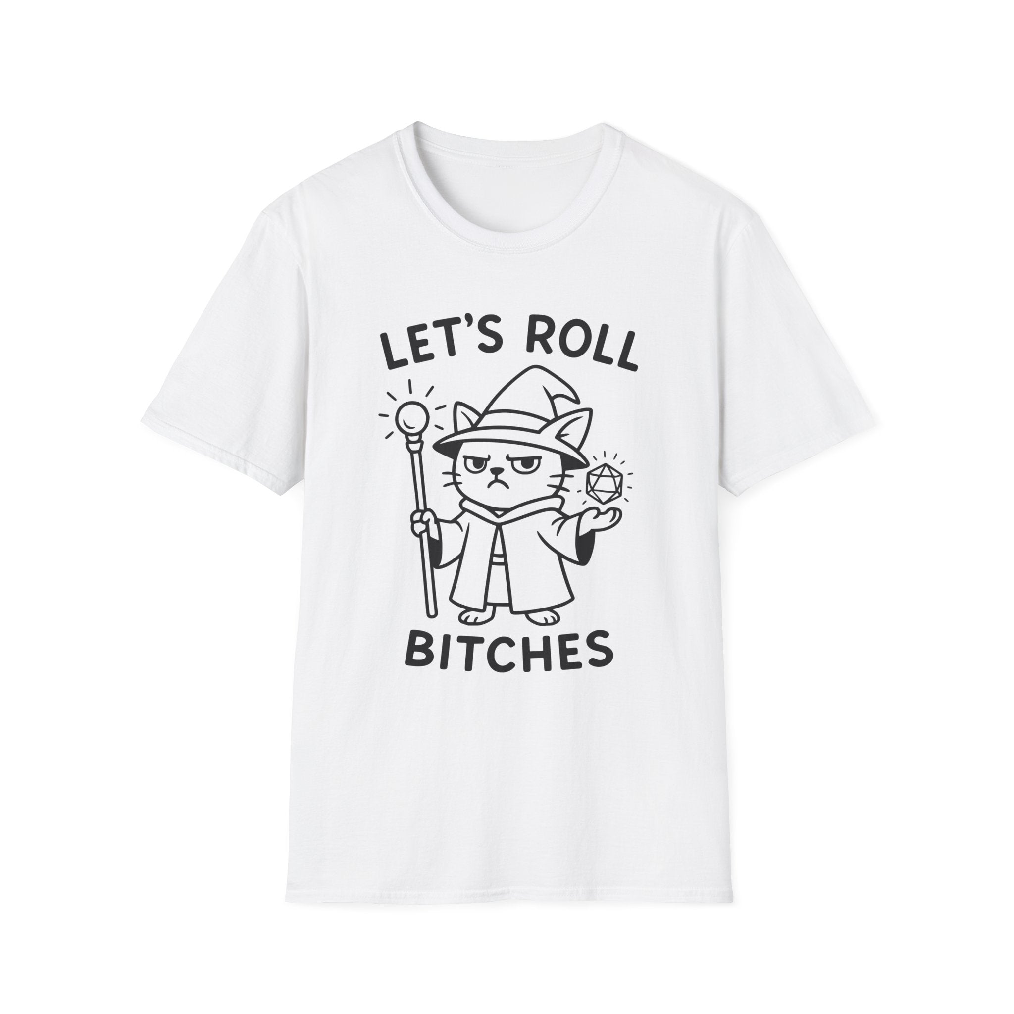 Let’s Roll Bitches DnD Wizard T-Shirt