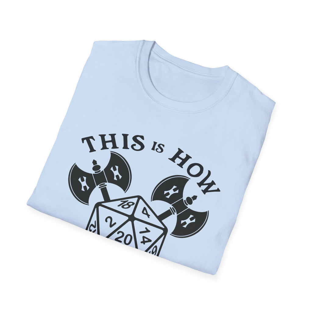 This Is How I Roll D&D Tee