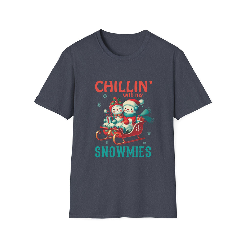 Chillin' With My Snowmies Christmas Tee