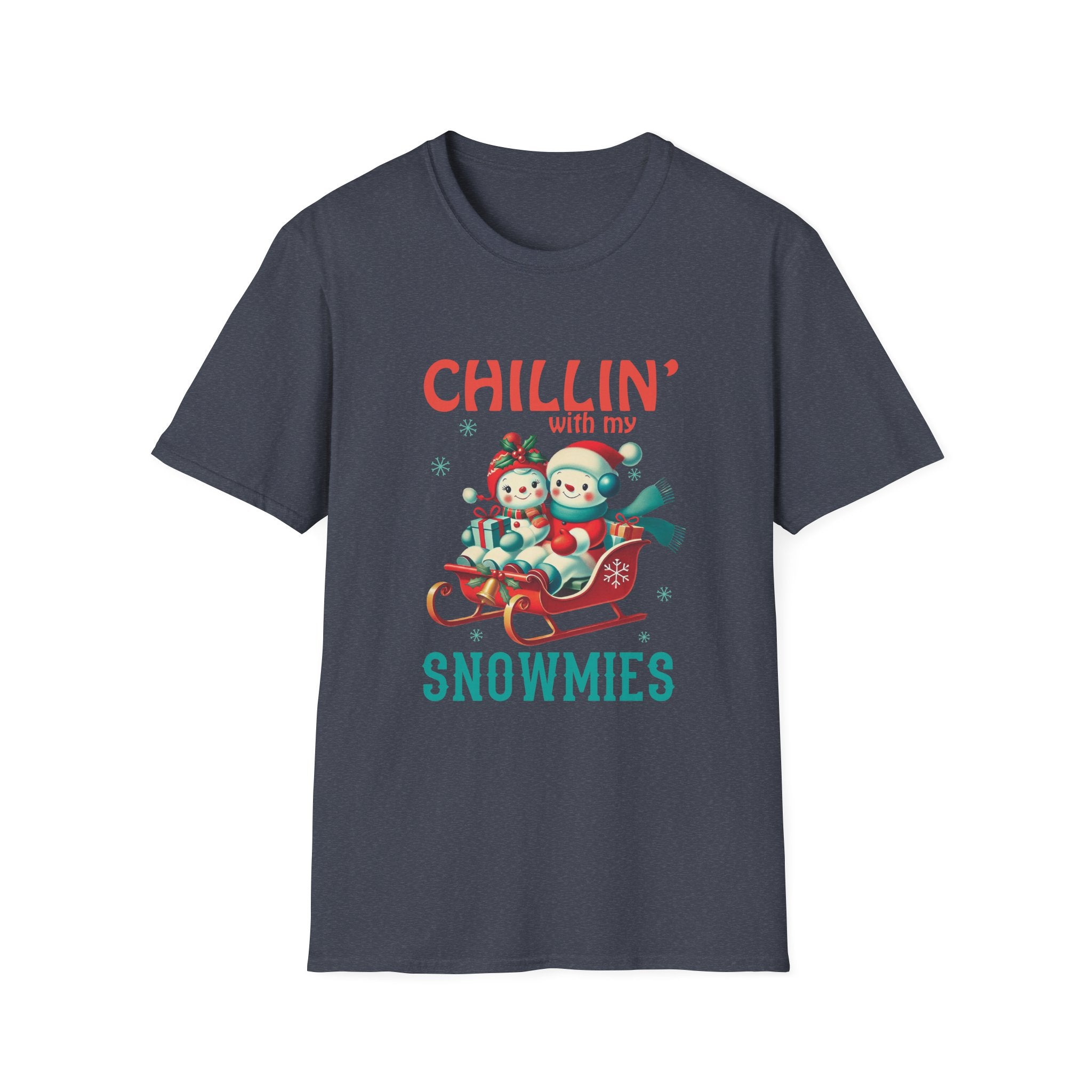 Chillin' With My Snowmies Christmas Tee