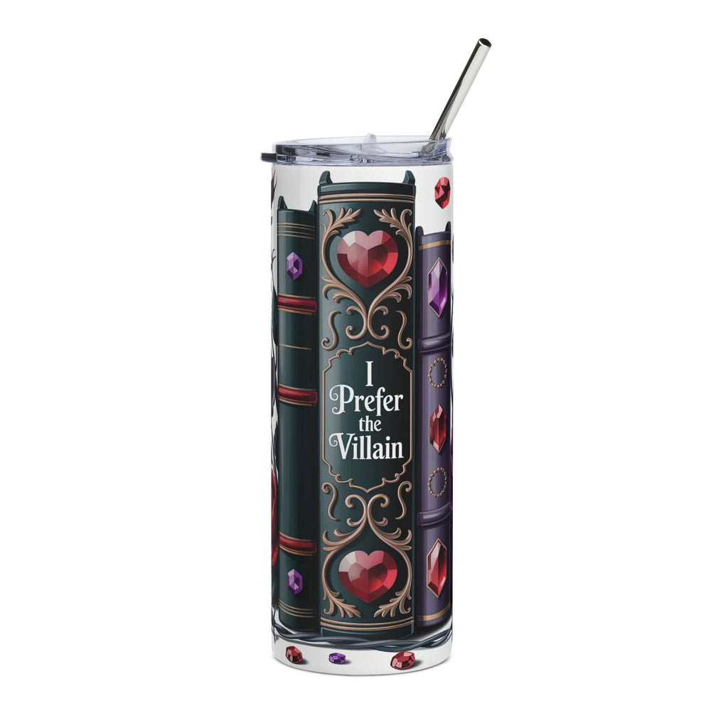 'I Prefer the Villain' Gothic Rose Insulated Cup — 20oz Stainless Tumbler