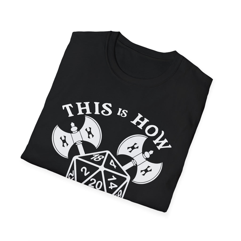 This Is How I Roll D&D Tee