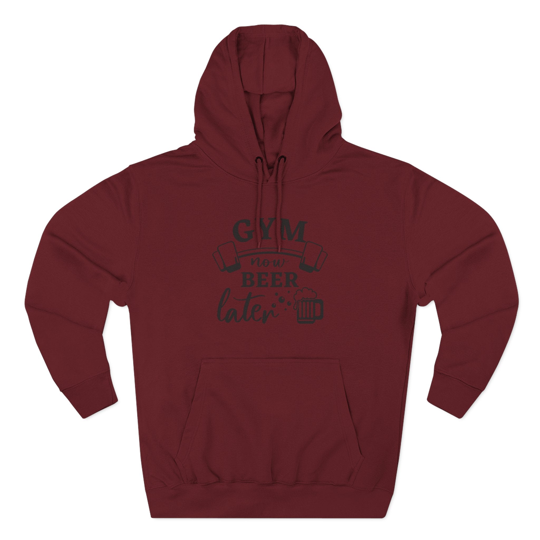 "Gym Now, Beer Later" Fitness Hoodie