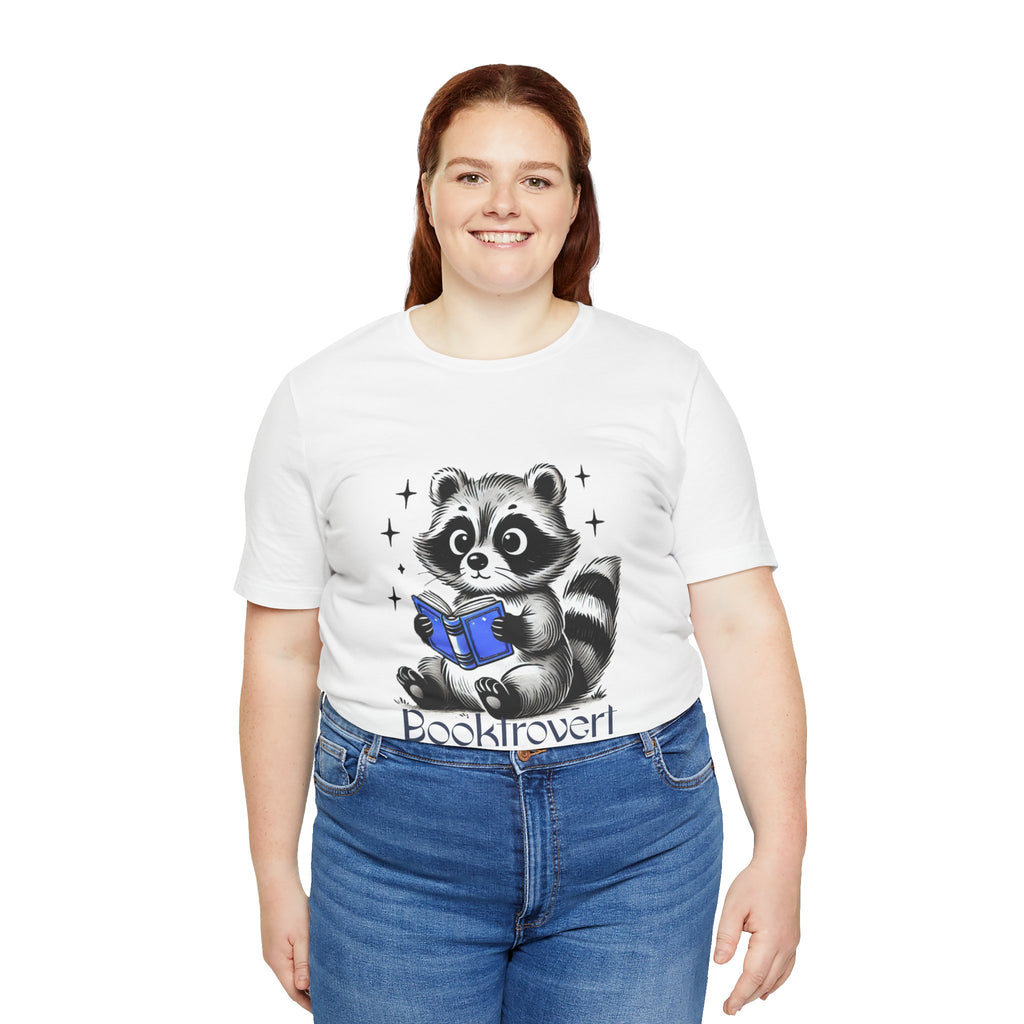 Book Lover Raccoon Tee