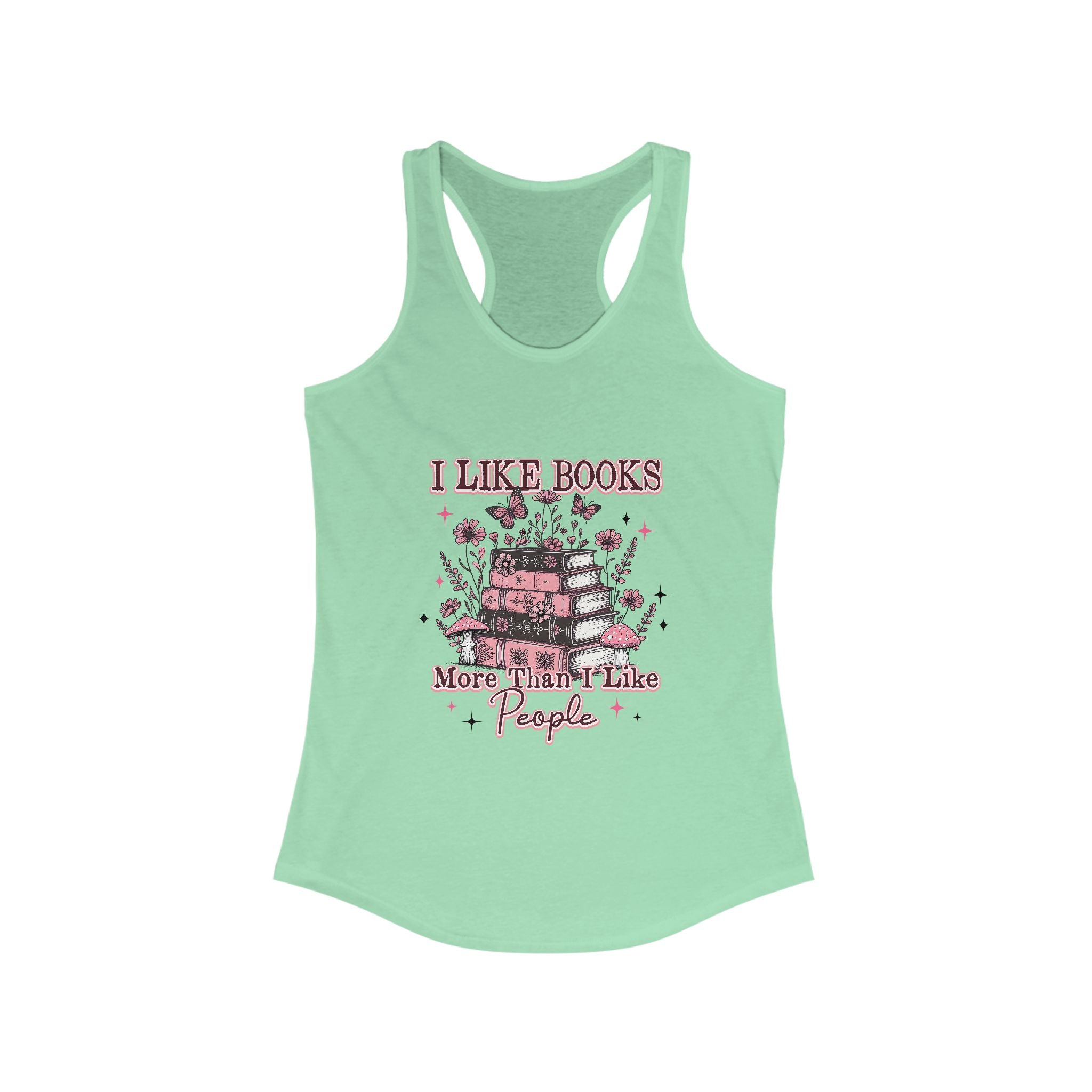 I Like Books More Than People Tank