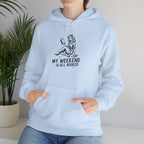 "My Weekend Is All Booked" Bookworm Reading Hoodie