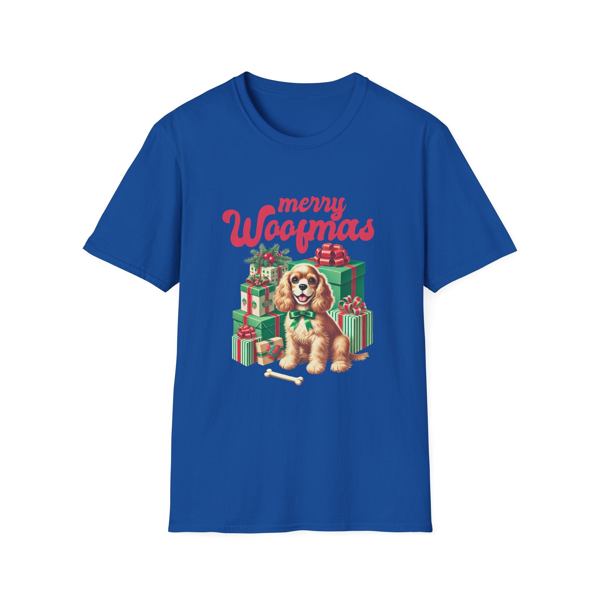 Merry Woofmas Dog Christmas Tee
