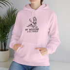 "My Weekend Is All Booked" Bookworm Reading Hoodie