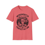 Introverted Antisocial T-Shirt — "Perfect As I Am" Skull Graphic Tee