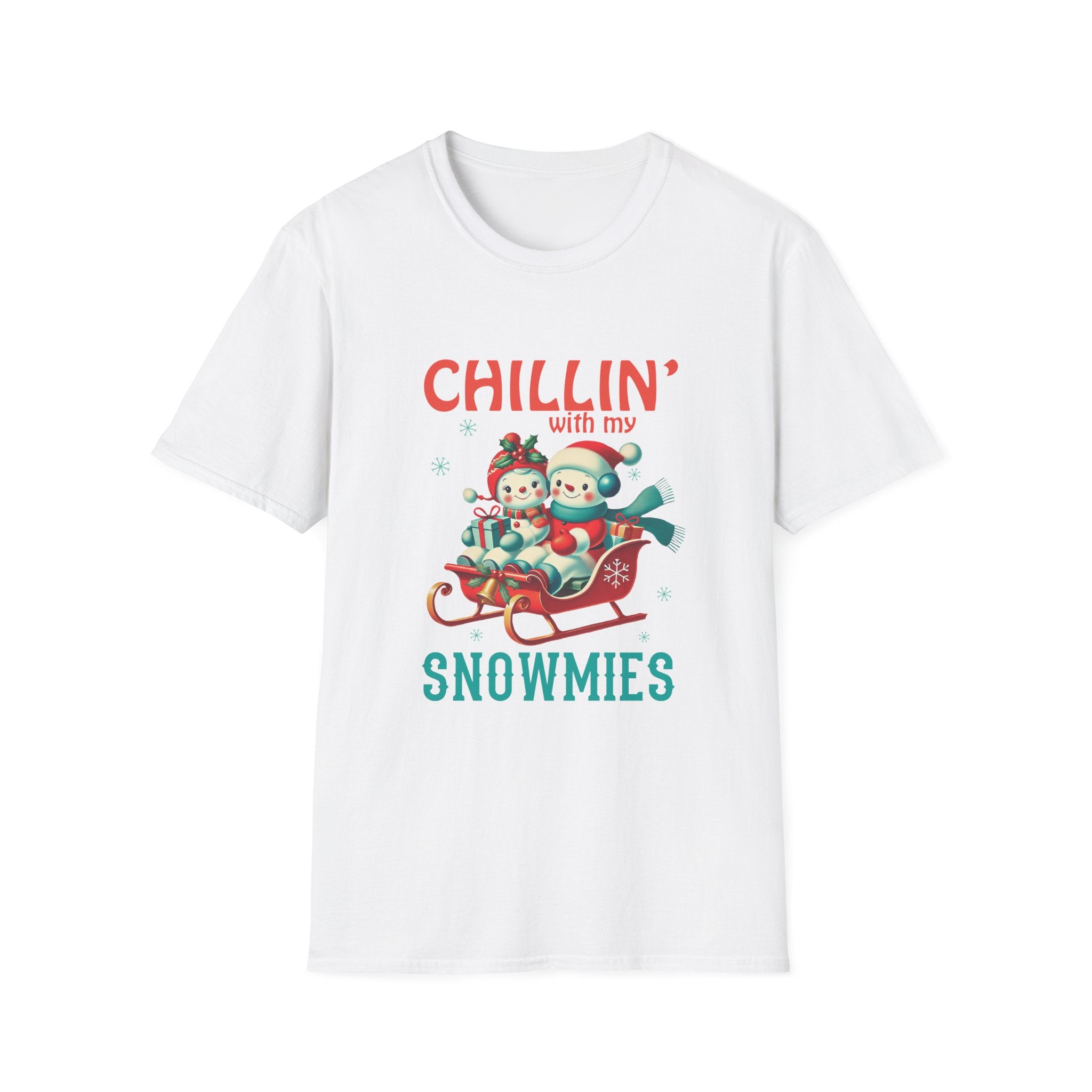 Chillin' With My Snowmies Christmas Tee