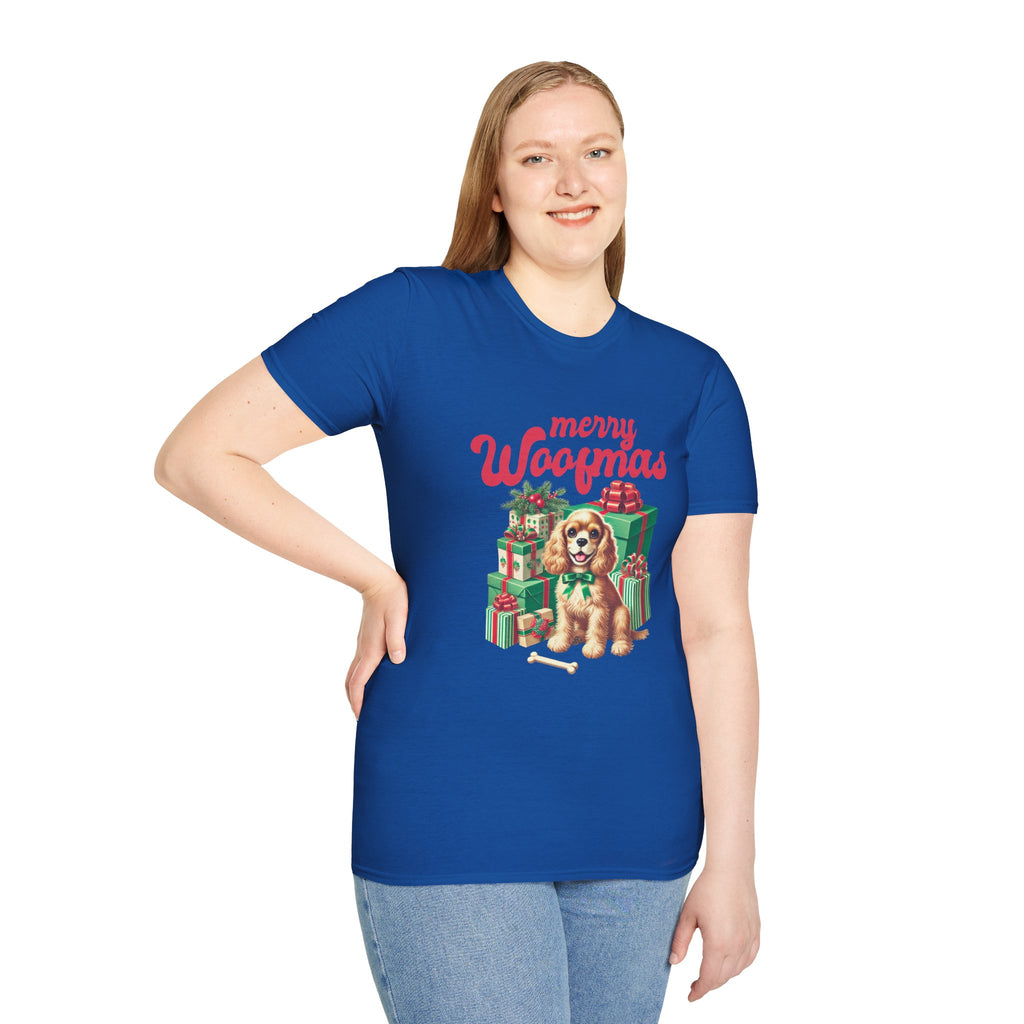Merry Woofmas Dog Christmas Tee