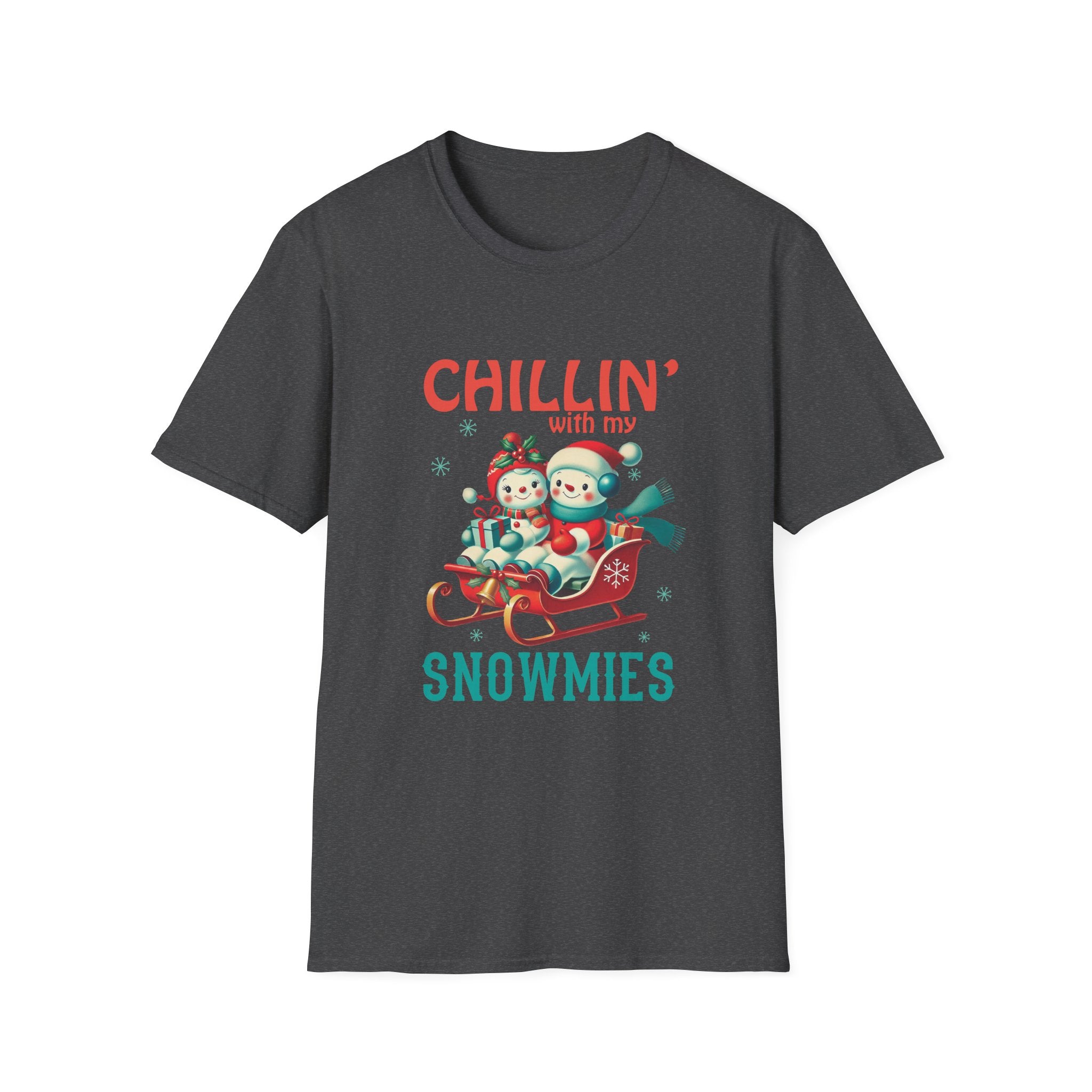 Chillin' With My Snowmies Christmas Tee