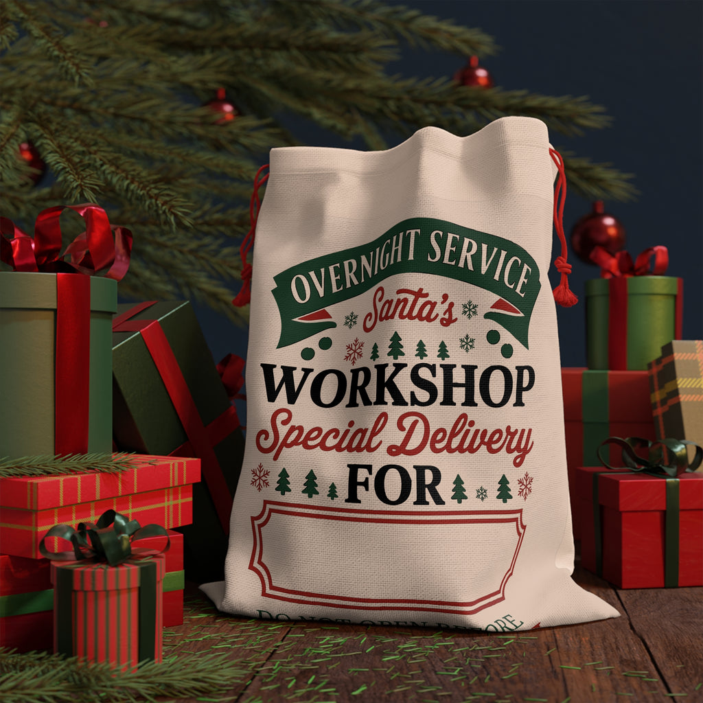 Santa’s Workshop Christmas Gift Bag