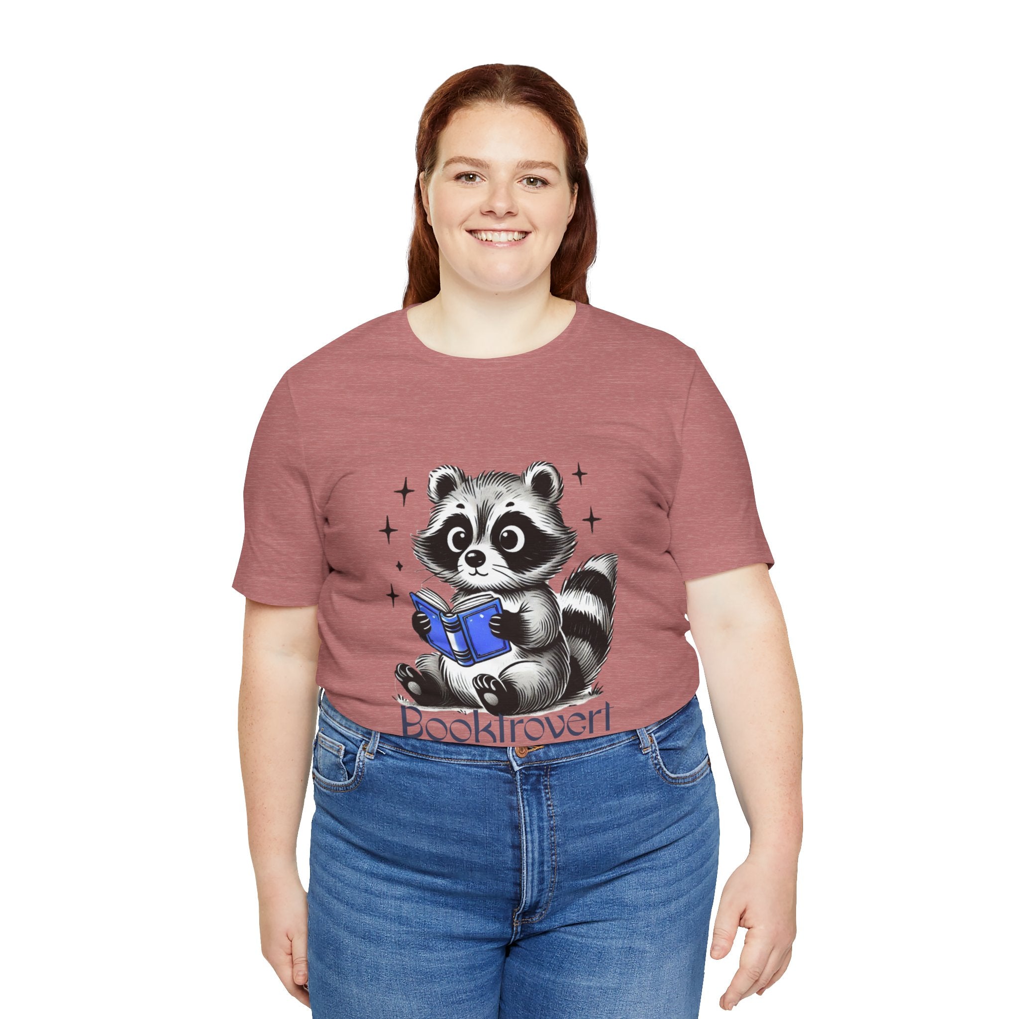 Book Lover Raccoon Tee