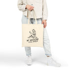"My Weekend Is All Booked" Reading Canvas Tote