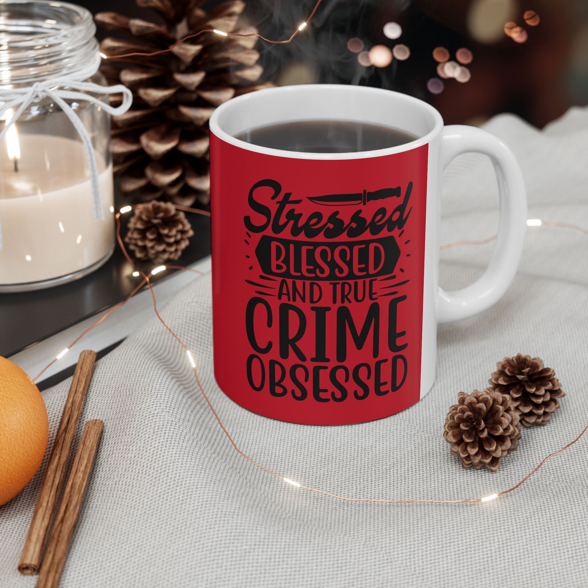 True Crime Obsessed Mug