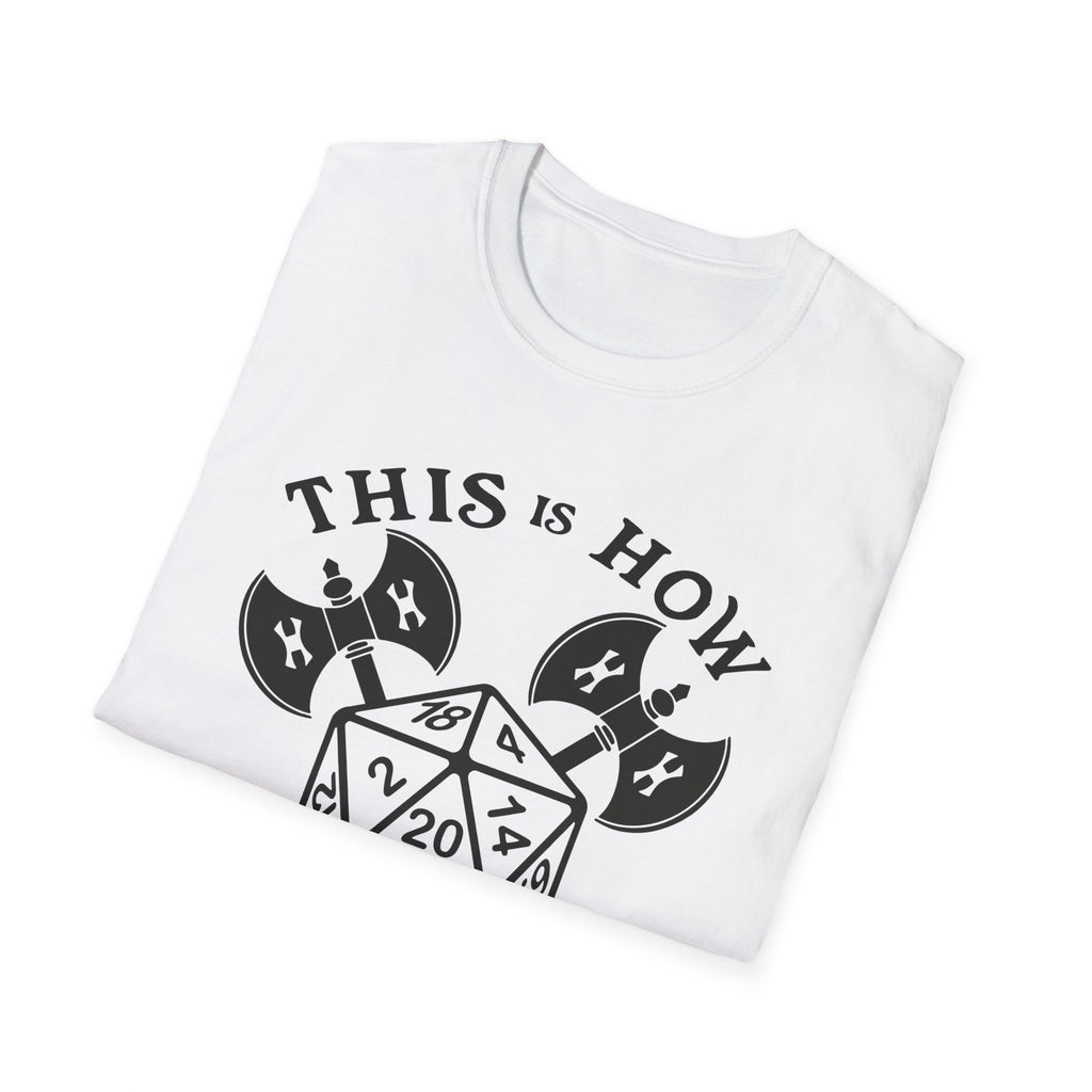 This Is How I Roll D&D Tee