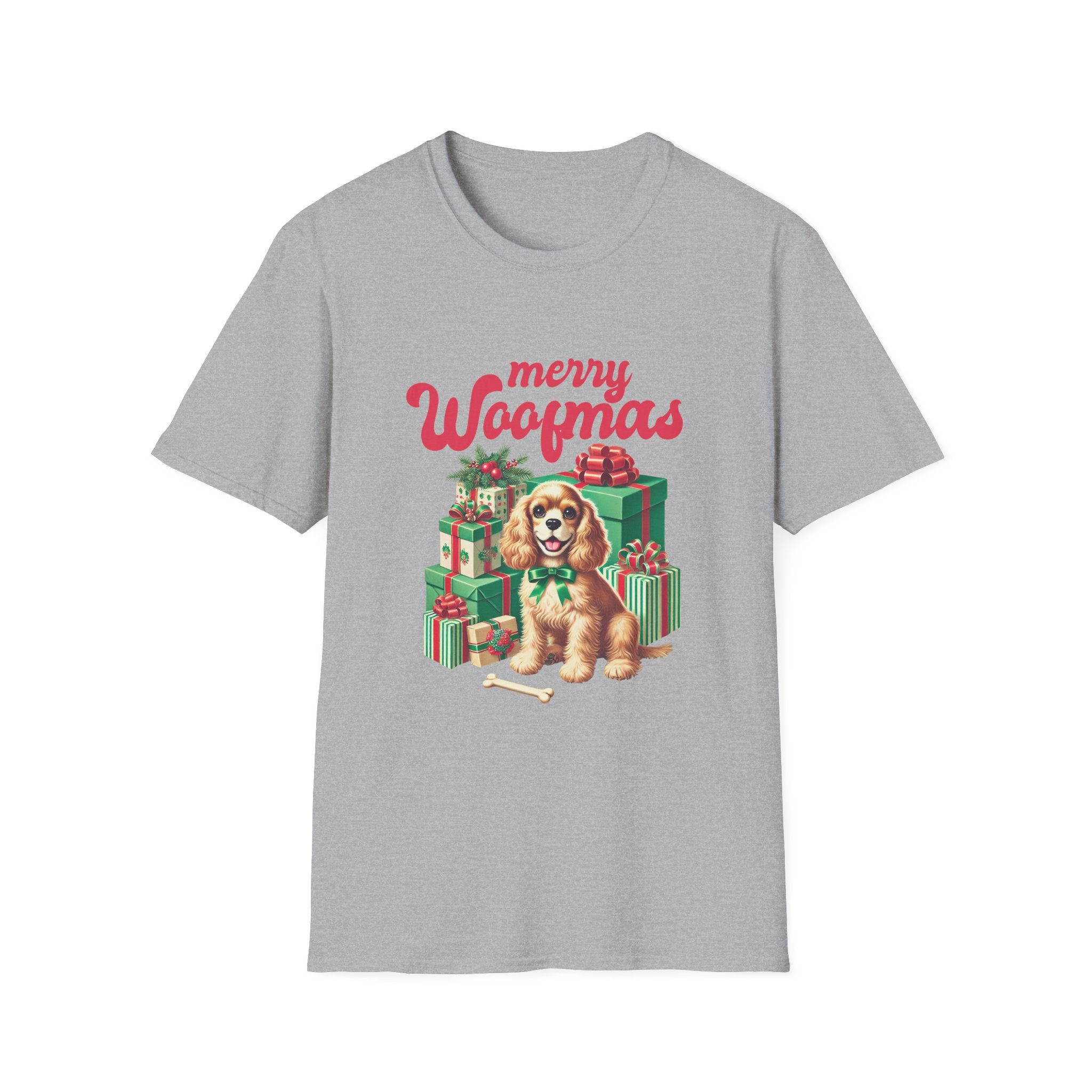 Merry Woofmas Dog Christmas Tee