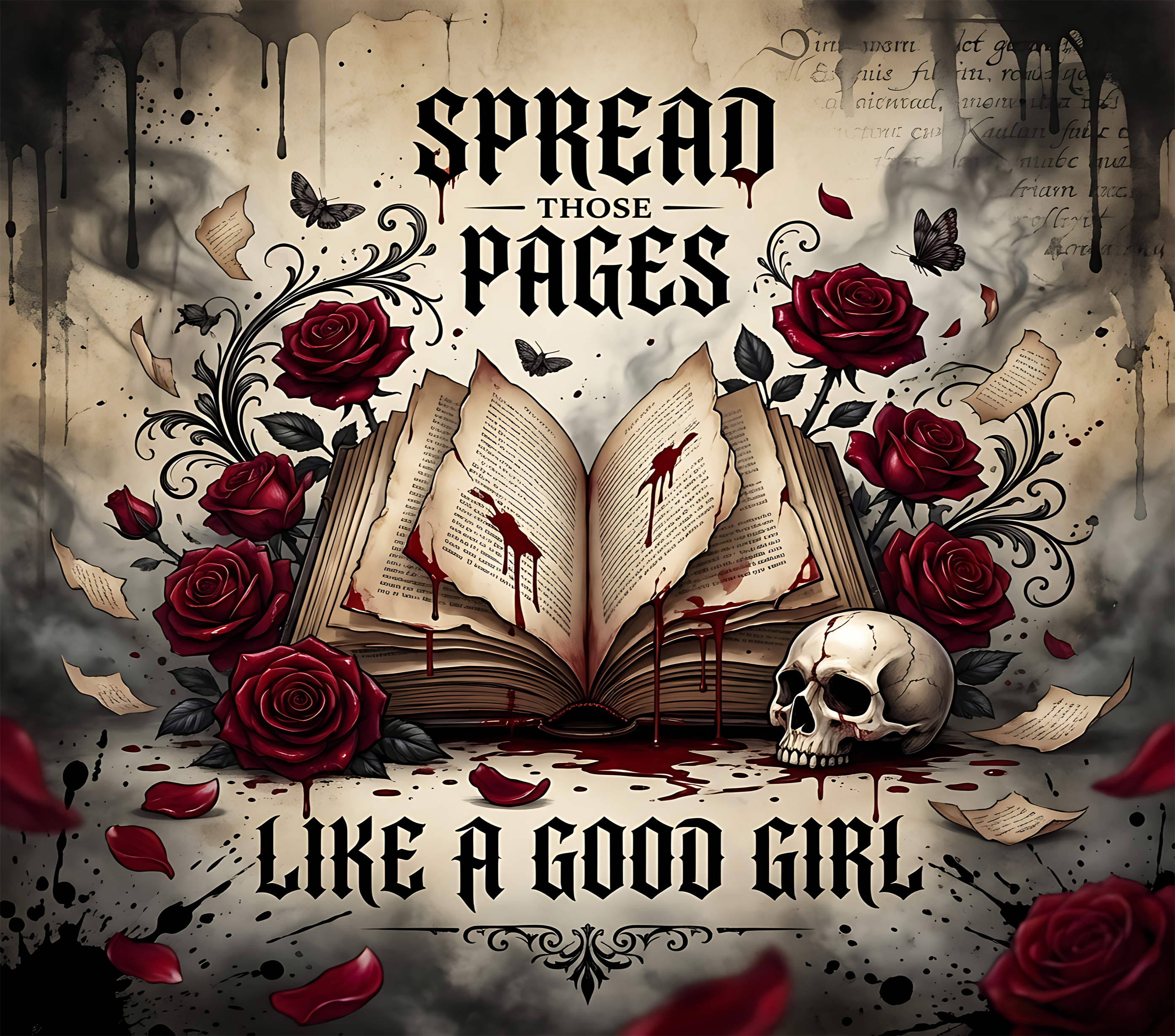 "Spread Those Pages Like a Good Girl" — 20oz Stainless Steel Tumbler