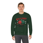 "Balls Deep in Christmas Spirit" Funny Holiday Sweatshirt