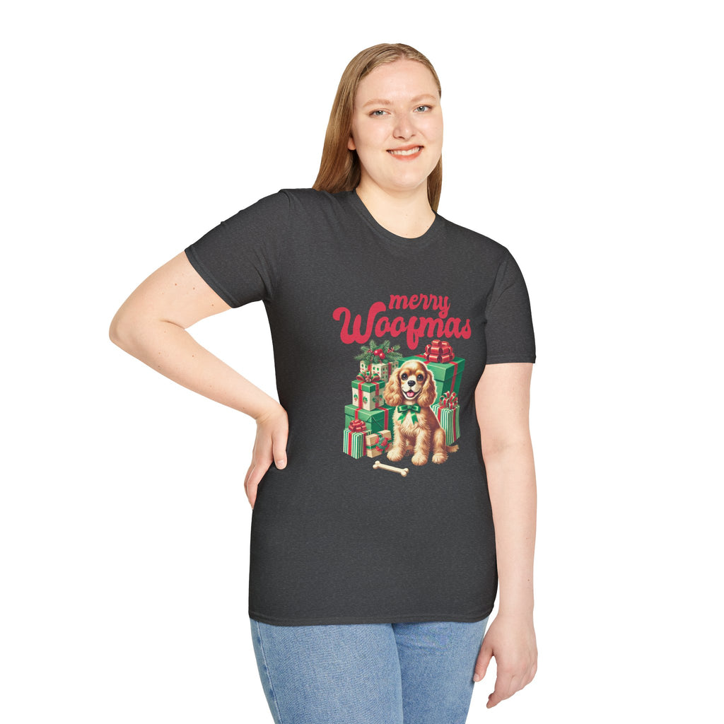 Merry Woofmas Dog Christmas Tee