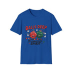 "Balls Deep in Christmas Spirit" Funny Holiday Tee