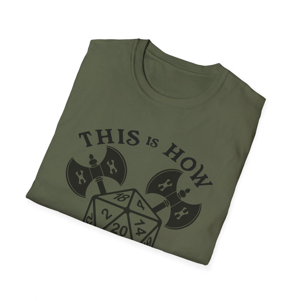 This Is How I Roll D&D Tee